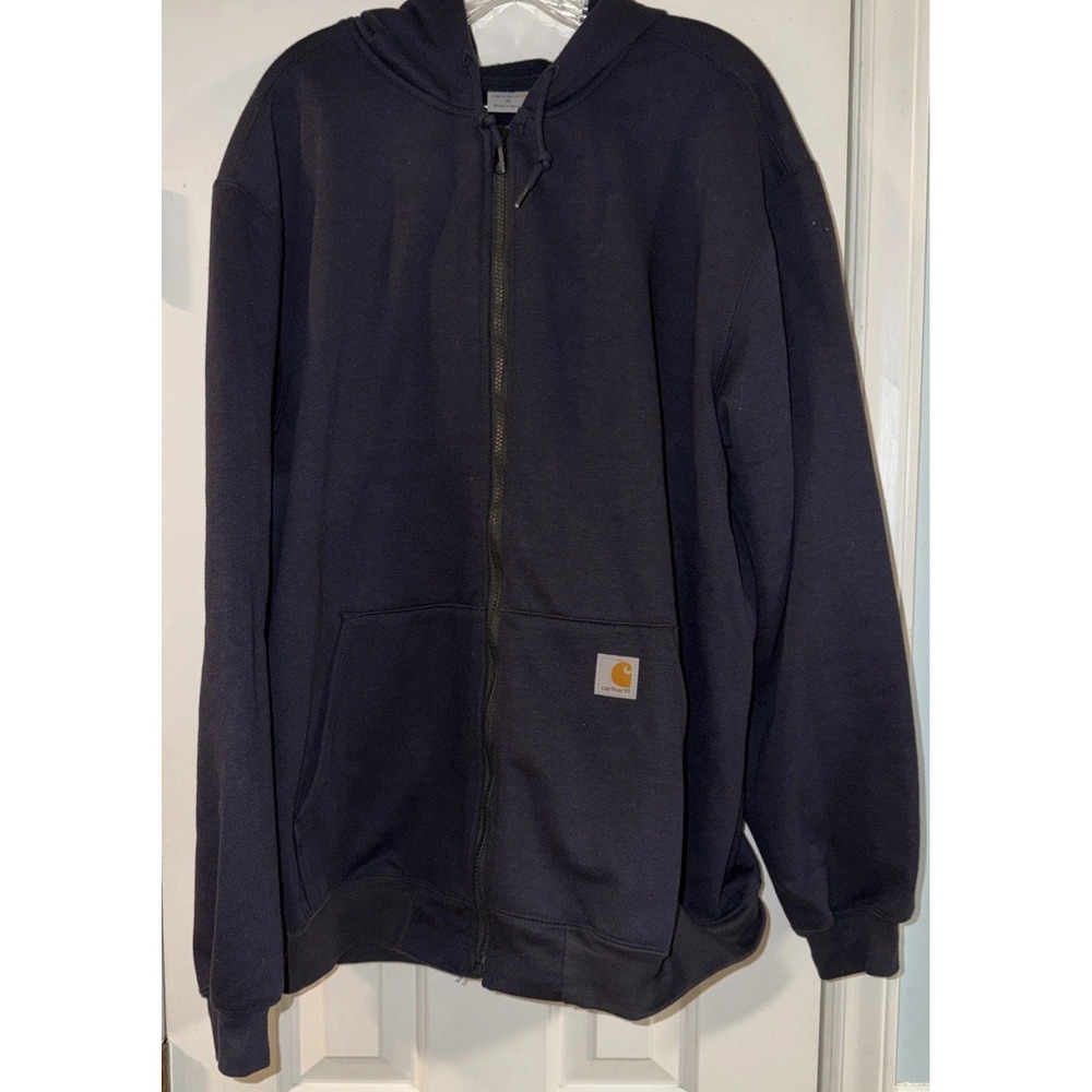 Y2K Carhartt Classic Full Zip Heavyweight Hoodie Size XL 102974-410